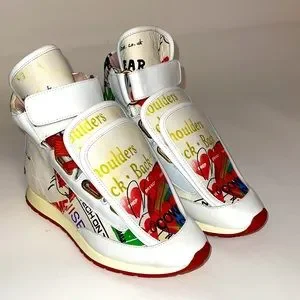 【関税&送料込】Vivienne Westwood Sneaker With Logo Vivienne Westwood Printed Leather APOLLO Sneakers men
